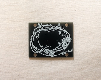 Crown of Thorns - 10HP Eurorack 1U Blank Panel