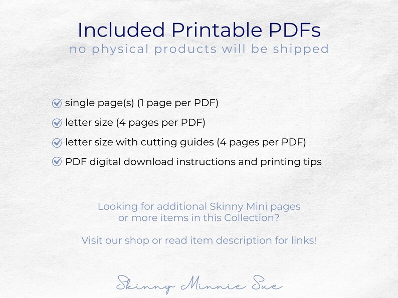 Skinny Mini Winter Happy Planner Printables, Monthly Plan Inserts for Disc Planners, Cut Lines, Instant Download Sunday Monday Start image 5
