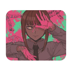 Tappetino per mouse rettangolare Makima Chainsaw Man