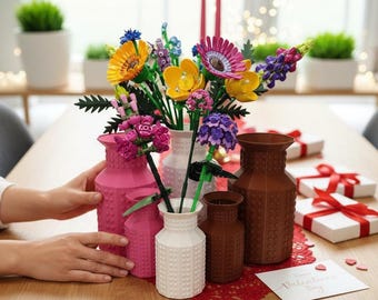 Blooming Bricks: 3D Gedruckte Vase für LEGO® Blumen