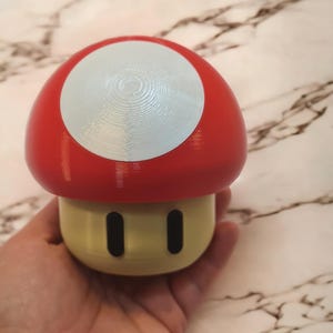 Whimsical Mushroom Storage Box – 3D Printed with Eco-Friendly Material