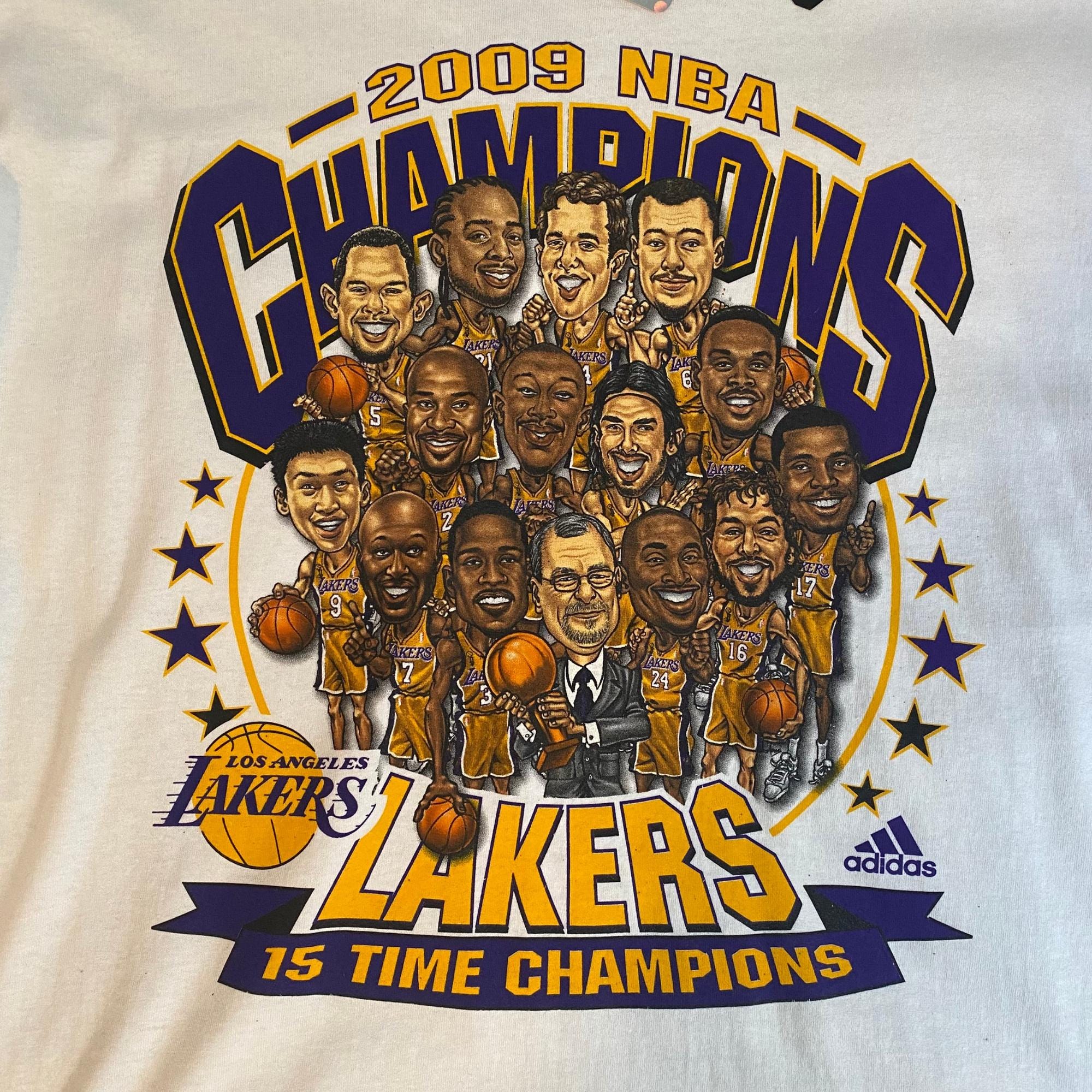 Adidas NBA Los Angeles Lakers 2009 Championship T-shirt