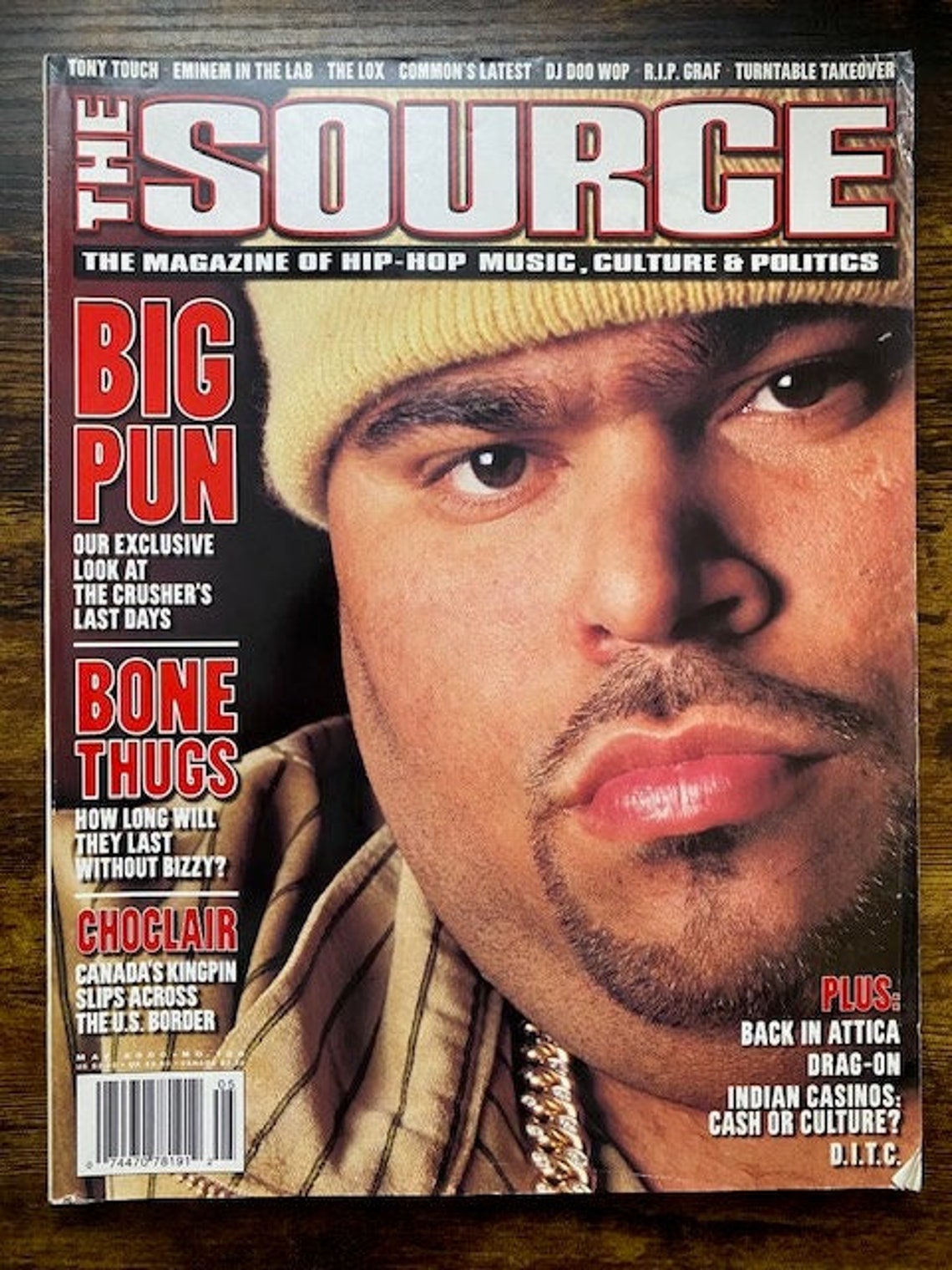 Vintage Hip Hop the Source Magazine May-2000 128 Big Pun RIP Cover ...
