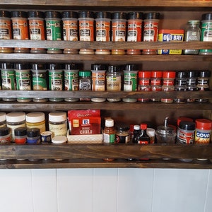 Spice Rack Wall Mount  or Free Standing