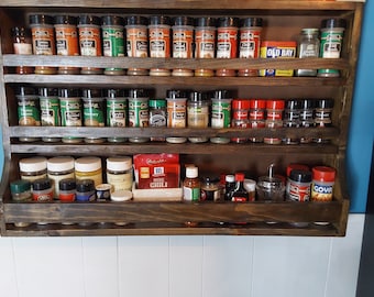 Spice Rack Wall Mount  or Free Standing