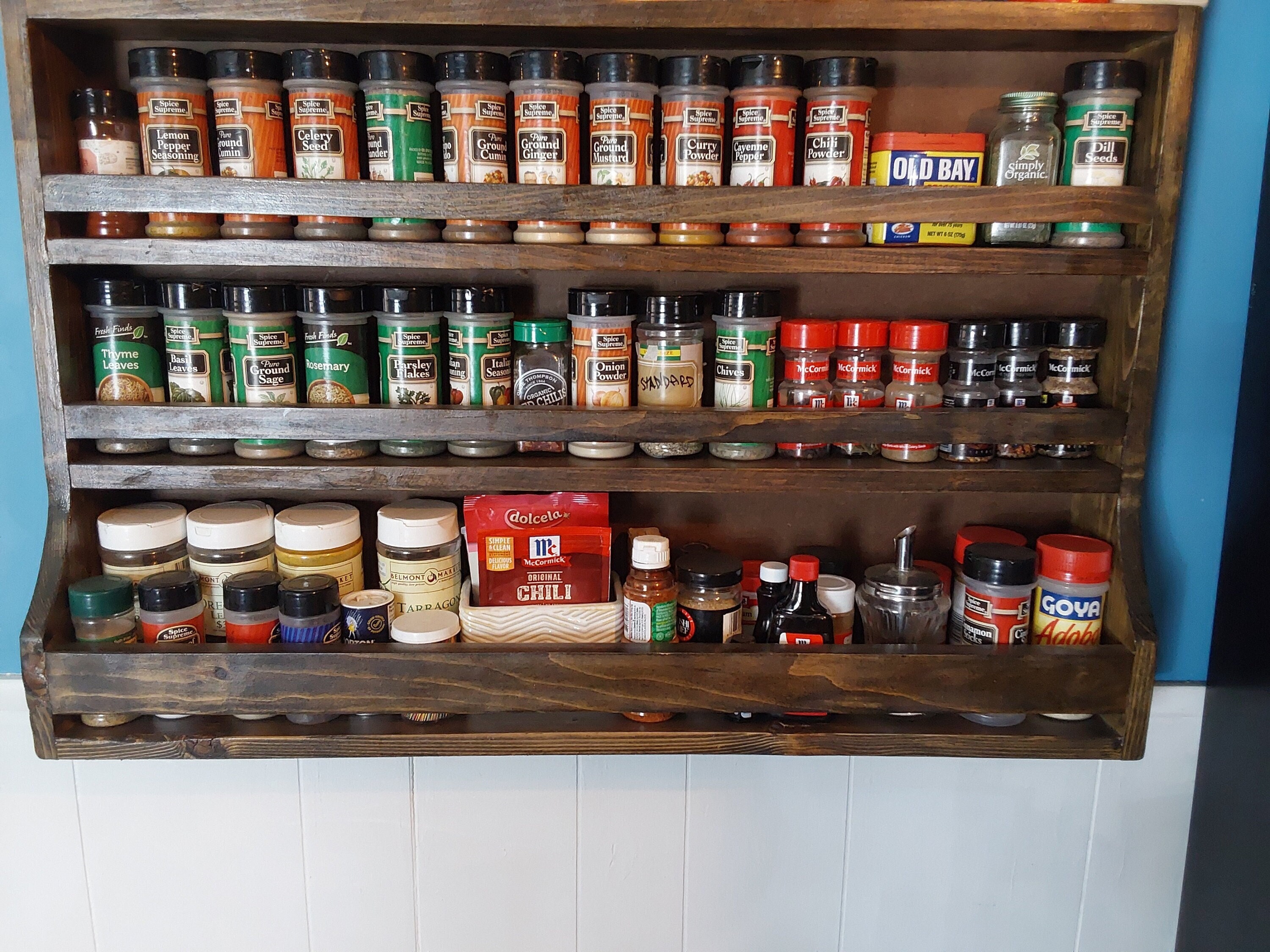 Standing Spice Rack Etsy UK