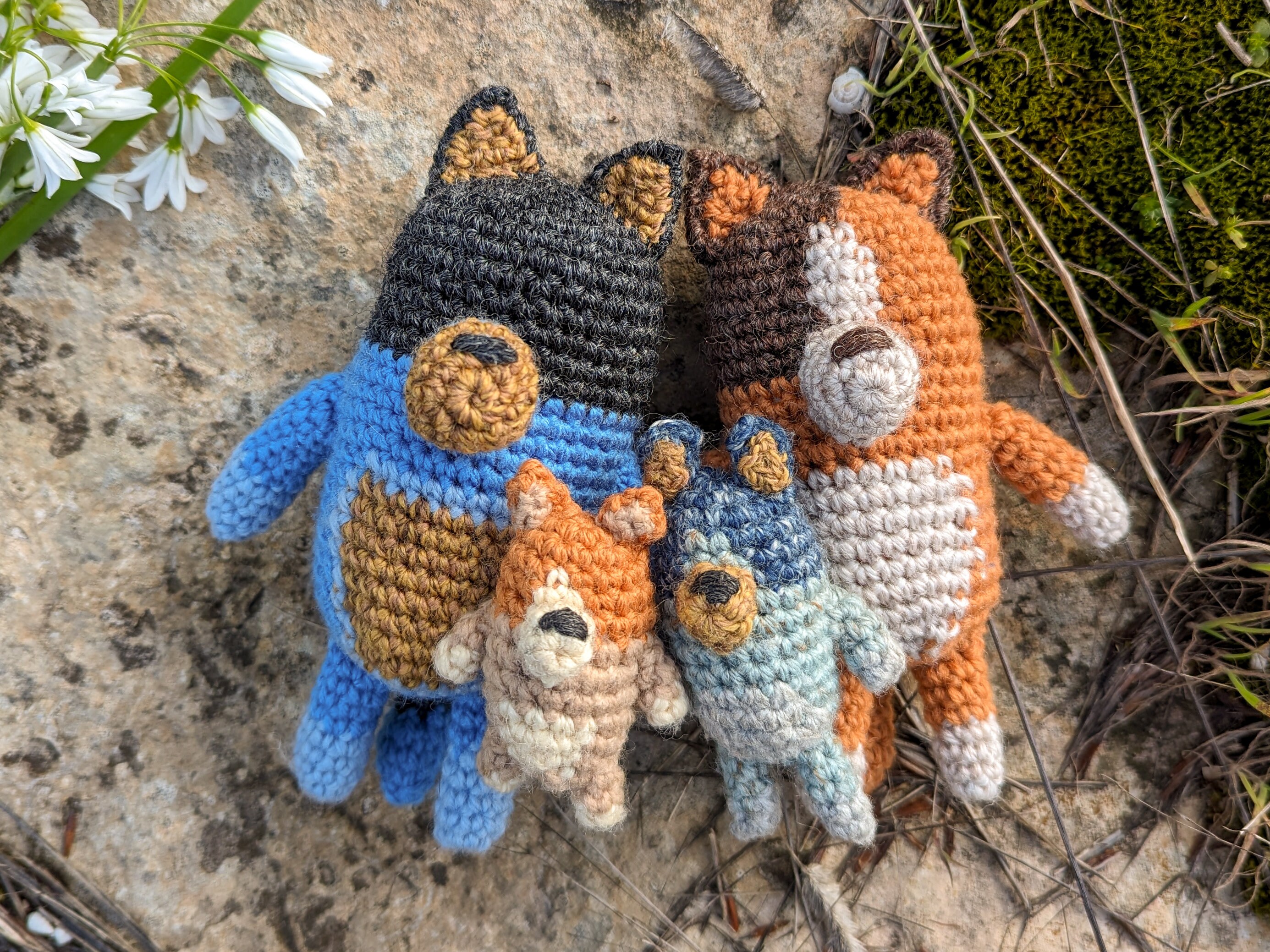 Crochet Pattern Pdfs: Bluey, Bingo, Bandit, & Chilli -inspired Crochet  Pattern Bundle • Toddler Present, Stuffed Animal, Toy, Amigurumi, Dog - Etsy