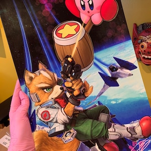 スターフォックス ポスター Star Fox Promotional Poster - Etsy