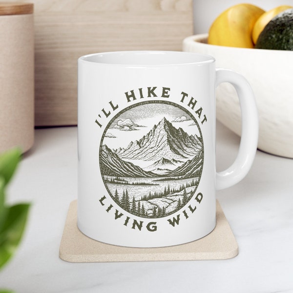Mountain Adventure Gift Mug Outdoor Living Camping and Hiking Gift Mug Travel Lover Adventure Mug for Sport Lover Adventure Collection