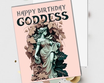 Happy Birthday Goddess! Card