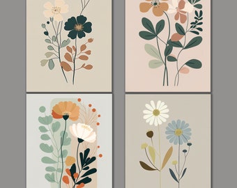 Spring Flowers 12 Notecard Set