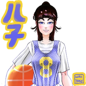 Number 8 Hachiko - VTuber Model
