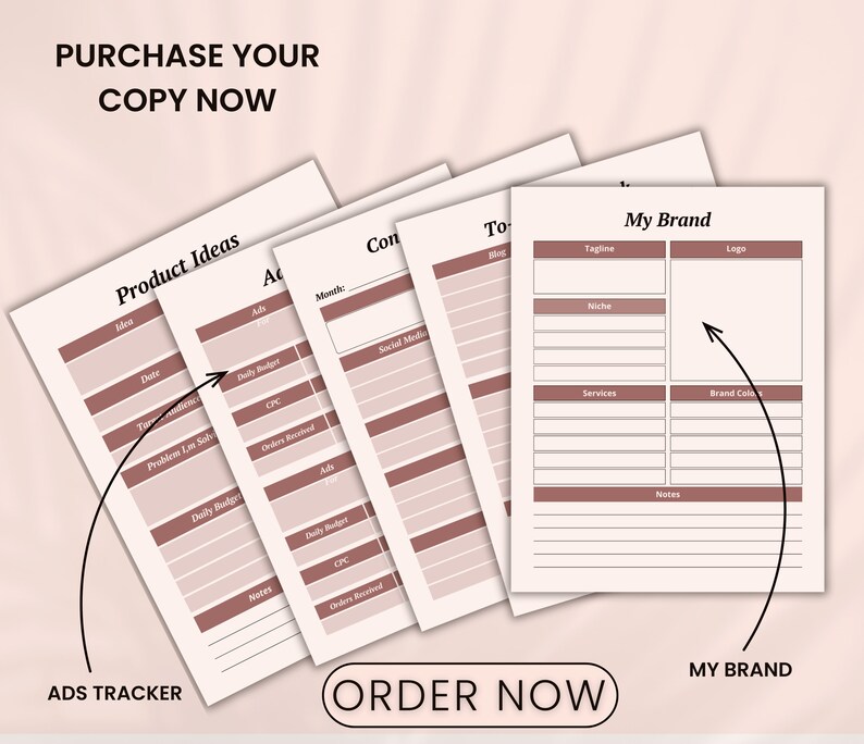 All in One 2024 Business Planner, Printable Business Planner, Daily