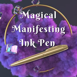 MAGISCHER MANIFESTIERENDER STIFT Schreiben Sie Ihre Träume in Realität! *Kraftvoll & Bewährt*| Ziehen Sie Liebe, Geld, Erfolg, Glück und alles an, was Sie wählen
