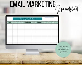 Email Marketing Spreadsheet