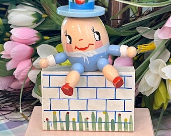 Vintage Humpty Dumpty Wooden Night Light