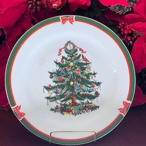 Topco Ribbons and Bows Dinner Plate