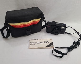 Olympus Infinity Zoom 210 AF Point Shoot 35mm Film Camera 38-76mm Zoom