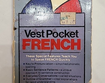 Vest Pocket France Institute For Language Study French Dictionary Owl Book Sc Pb