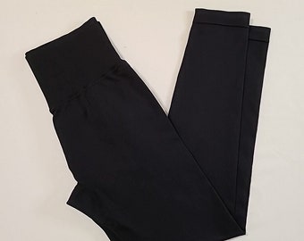 High Rise Damen Sz M Scrunch Butt Forming Athletic Leggings Schwarz Skinny Leg