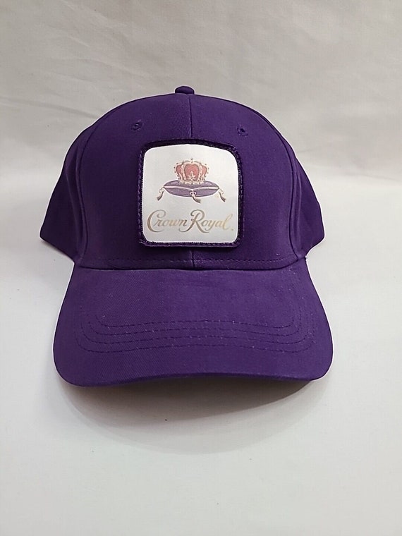 Cap America Crown Royal Patch Purple Strapback Adj