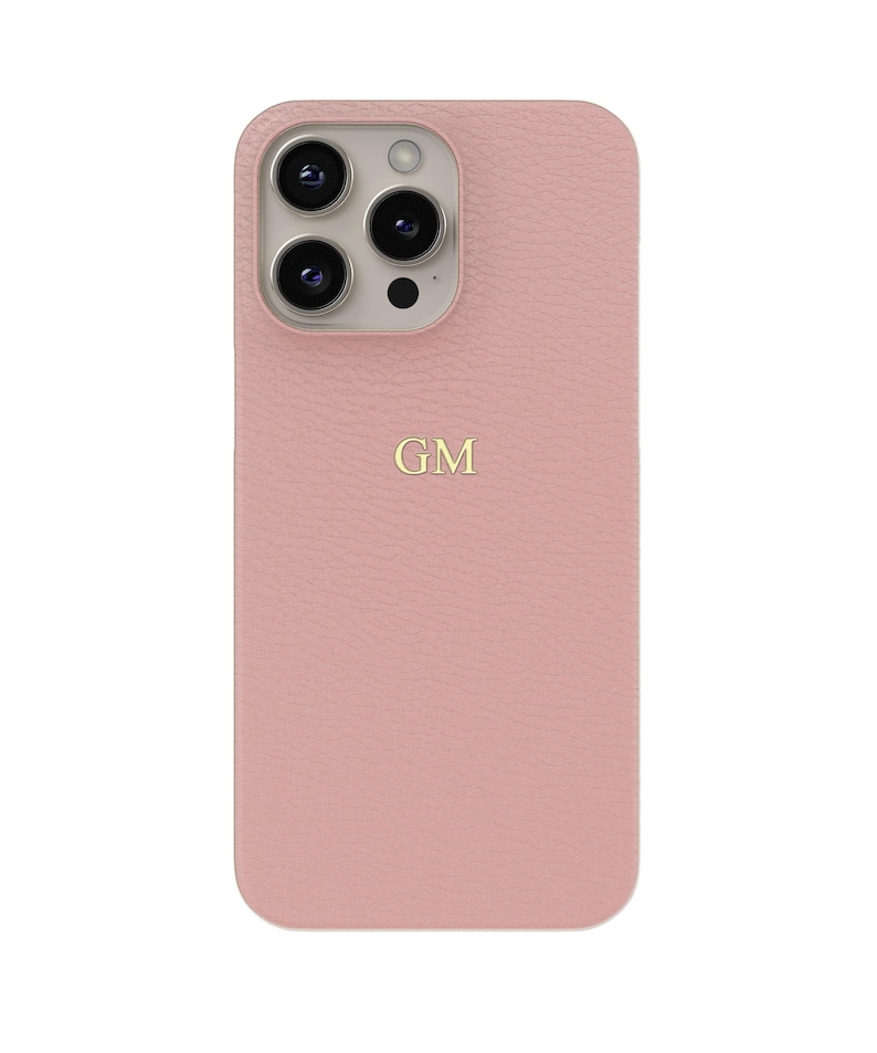 Custom Genuine Pebble Leather iPhone Case, Pink & Girly ...
