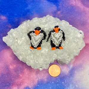 Beaded Penguin Figure