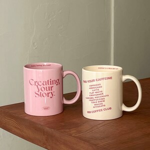 Ceramic Coffee Mug | Pink Ceramic Mug | Chunky Coffee Mug | Handmade Mug | Coffee Cup | Tea Mug | Housewarming Gift For Her