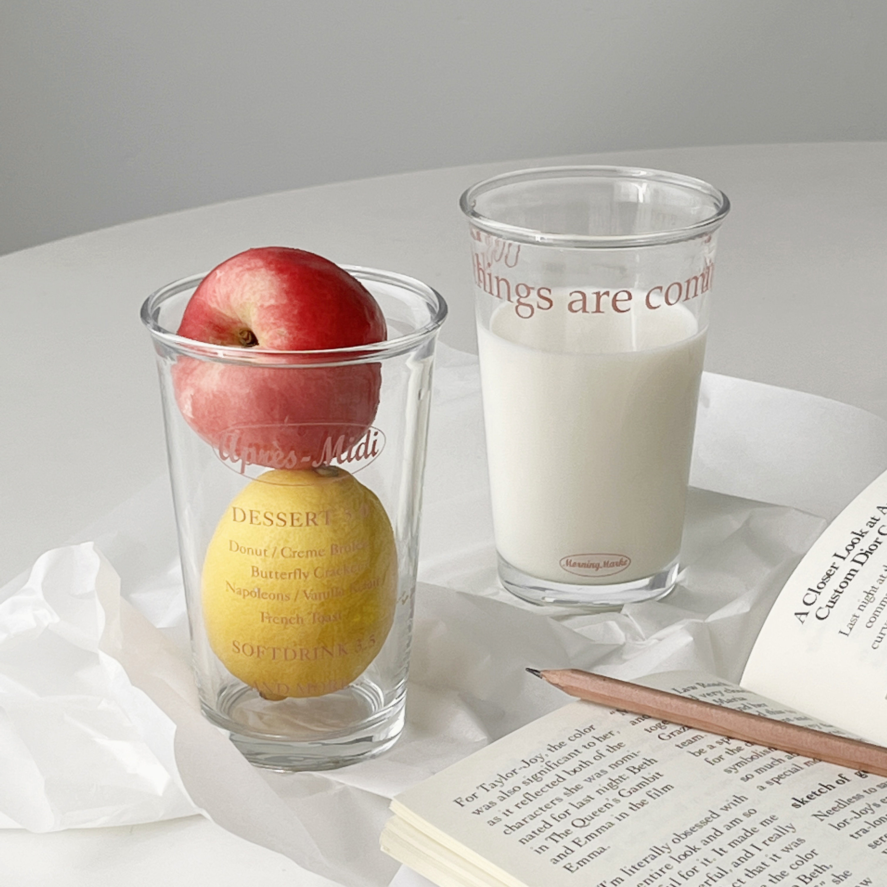 Pink Iced Coffee Cup Glass Coffee Cup Ice Coffee Glass Quote Glass Cup Aesthetic Glass Coffee