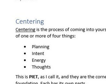 Intro to Centering Pamphlet