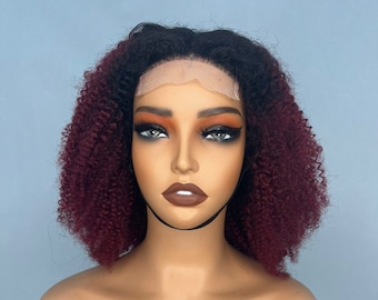 Kinky curly Human hair wig