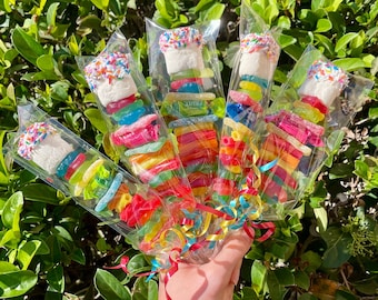 ¡Más de 15 brochetas de caramelo con ENVÍO GRATIS! Favores de fiesta de cumpleaños personalizados-decoración de fiesta, dulces de cumpleaños, Favor de fiesta de cumpleaños de niños, dulces, dulces de niños