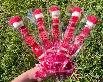 10+ Rote Valentinstag Süßigkeiten Spieße! Klasse Valentine Gastgeschenke, Valentine Candy, Kinder Valentines, Valentine Party Favors, Candy Gramm