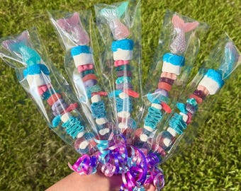 Über 10 Meerjungfrauen-Süßigkeitenspieße! Gastgeschenke für Kleinkindergeburtstage, Mitgebsel für Kinderpartys, Meerjungfrauen-Partydeko, Geburtstagsgeschenke, Geschenktüten für Kindergeburtstage