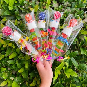 ¡Más de 10 brochetas de caramelo! Favores de la fiesta de cumpleaños, decoración de la fiesta, regalo de cumpleaños, favor de la fiesta de cumpleaños del niño, pincho de caramelo, dulces, dulces para niños, dulces de fiesta