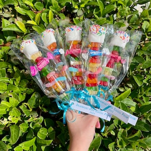 ¡Más de 40 brochetas de caramelo XL personalizadas! Favores de fiesta de cumpleaños, decoración de fiesta, regalo de cumpleaños, favor de fiesta de cumpleaños de niños, pincho de caramelo, caramelo, caramelo de niños