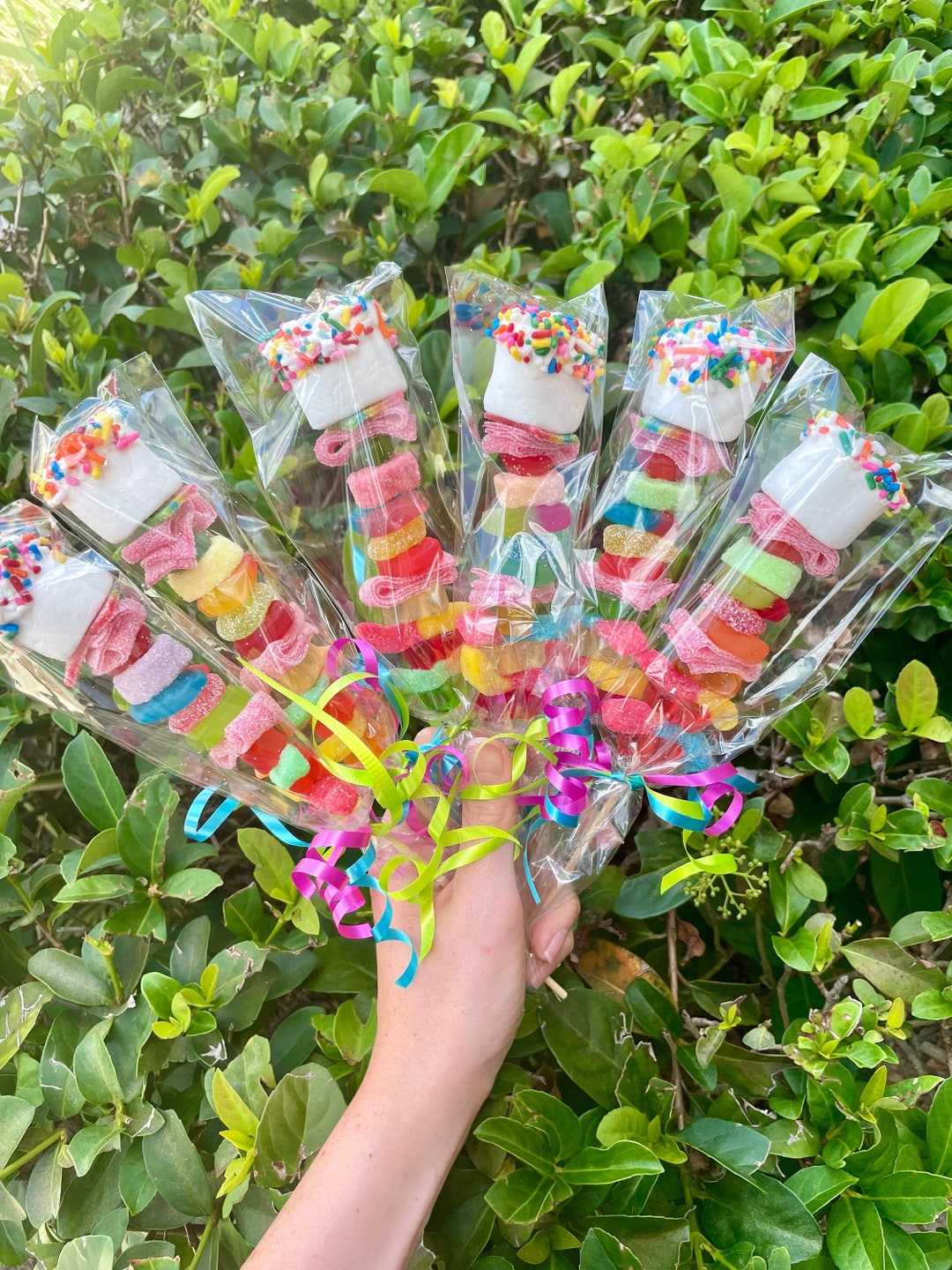 15 Custom XL Candy Kabobs Birthday Party Favors, Party Decor, Birthday
