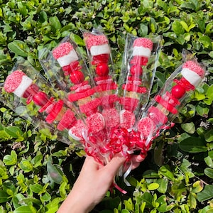 10+ ALL REDS Candy Kabobs! Toddler Birthday Favors, Kids Party Favors, Red Birthday Decor, Red Birthday favors, Kids Birthday Bag Fillers