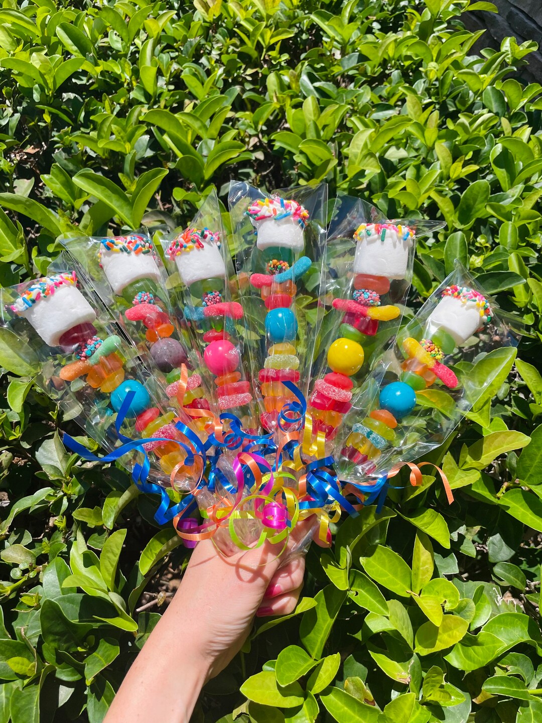 20 Custom Candy Kabobs Birthday Party Favors, Party Decor, Birthday Treat, Kids Birthday Party