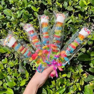 10+ Custom Candy Kabobs! Birthday Party Favors, Kids Party Favor, Birthday Treat, Kids Birthday Party Favor, Candy Skewer, Candy Kabob Favor