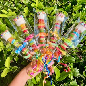 15+ Custom XL Candy Kabobs! Birthday Party Favors, Party Decor, Birthday Treat, Kids Birthday Party Favor, Candy Skewer, Candy, Kids Candy