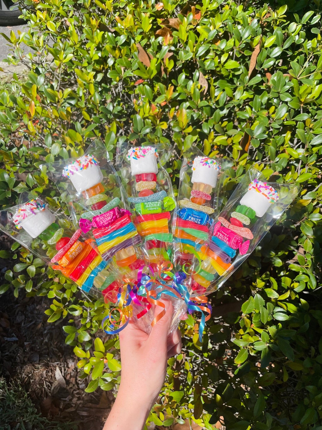 15 Kids Birthday Candy Kabobs Kids Birthday Party Favors, Kids Party