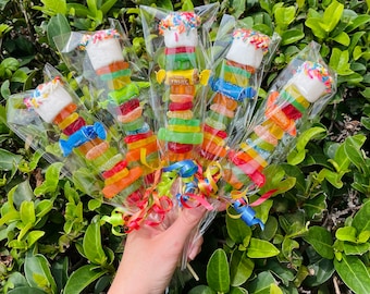 10+ FREE SHIP Boys Candy Kabobs! Boys Birthday Party Favors, Boys Party Decor, Boys Birthday Favors, Birthday Party Favor, Candy Skewer