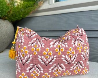 Quilted Cosmetics Bag - Variable Prints