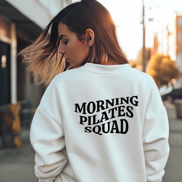 Pilates Sweatshirt, Fitness Sweatshirt, Pilates Lover, Pilates Club, Pilates Instructor Gift, Women's Workout, Gym Wear, Fitness Top Gift