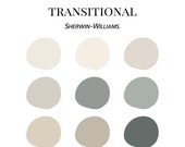 Transitional Paint Concepts, Modern Palette, Sherwin Williams, Interior Paint Scheme, Transitional Modern Paint, Interior Paint Color