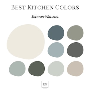 Best Kitchen Paint Concepts, Kitchen Palette, Sherwin Williams, Interior Paint Scheme, Modern Paint, Interior Paint Color
