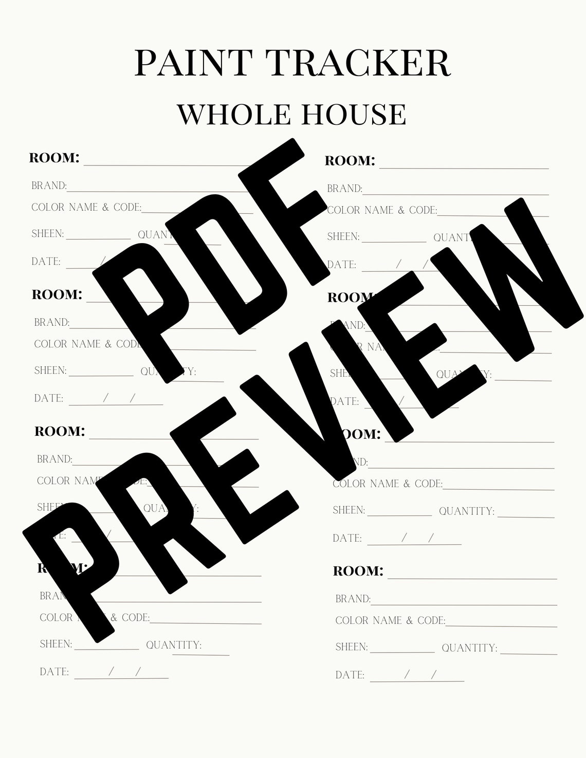 Whole House Paint Concepts, Modern Palette, Sherwin Williams, Interior