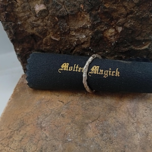 Any Size Dainty Molten Ring