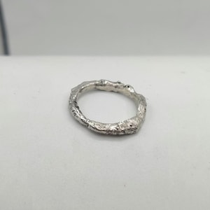 Any Size Dainty Molten Ring
